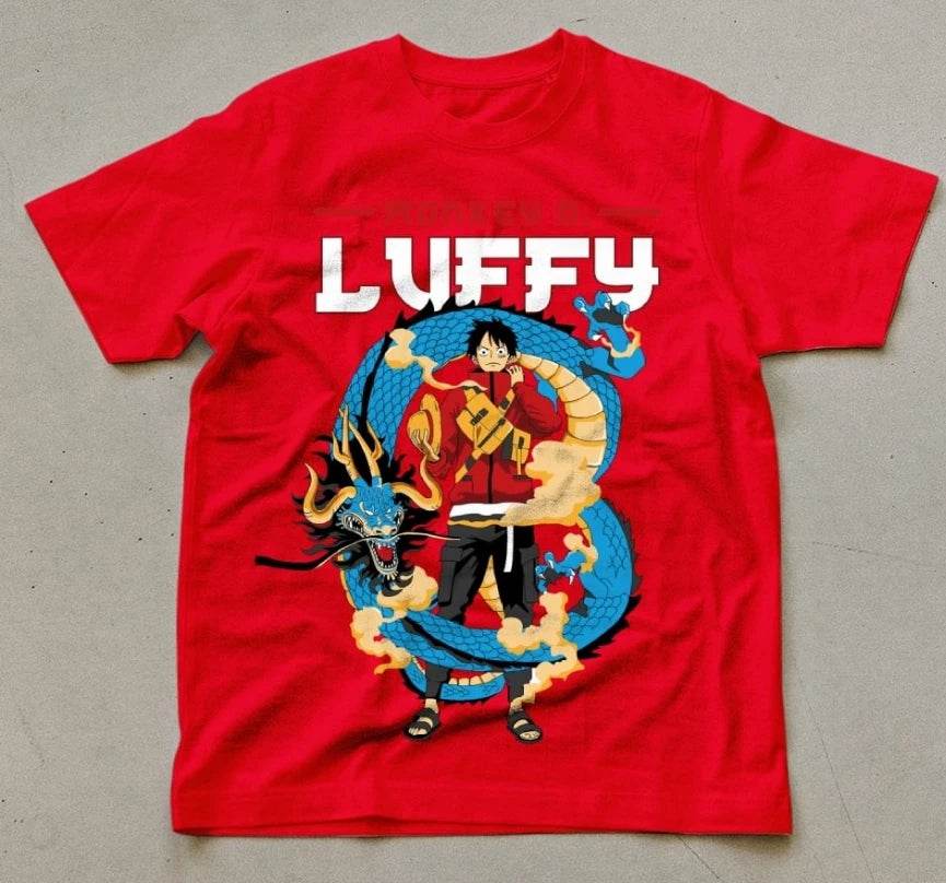 Camiseta Unisex ONE PIECE Nueva Animación Edición Limitada de Algodón - GambareG