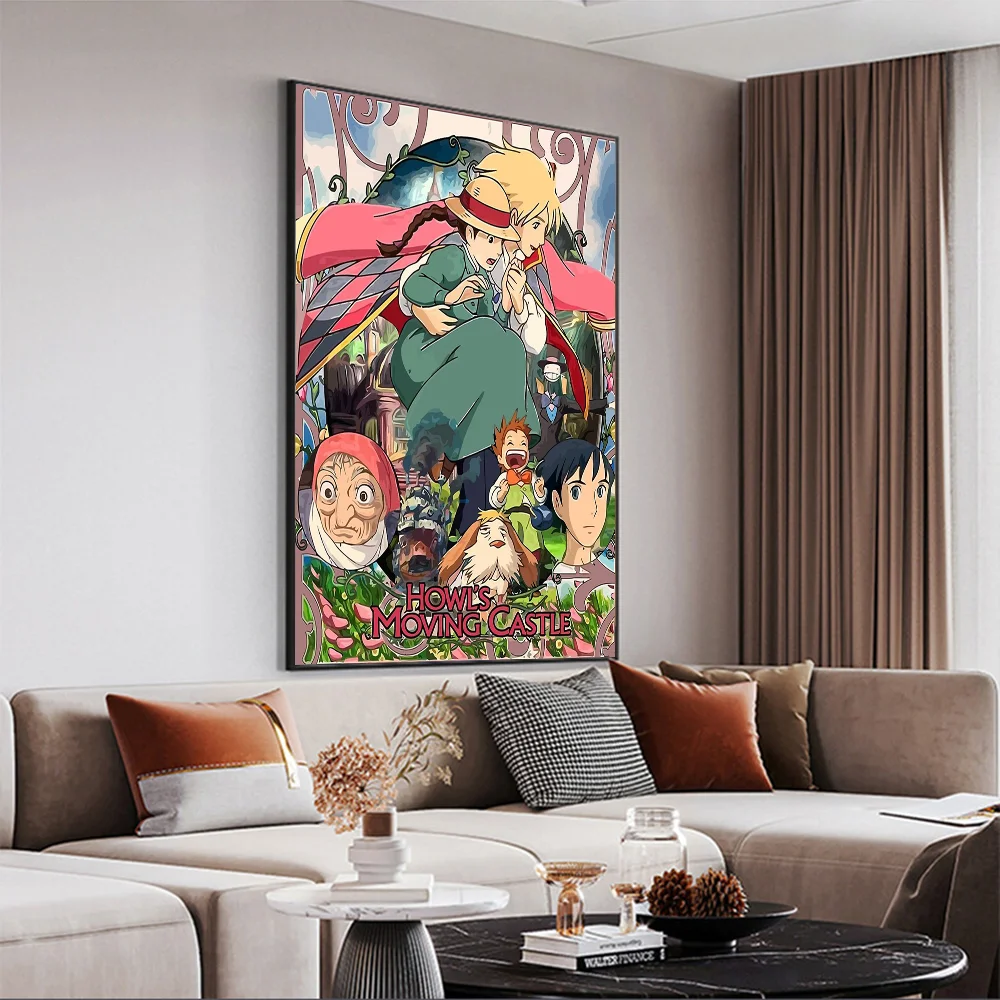 Póster Adhesivo HD de El Castillo Ambulante de Studio Ghibli