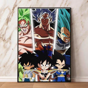 Arte de Pared Exclusivo Dragon Ball Goku para Decoración Moderna - GambareG