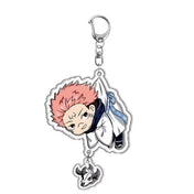Llavero Acrílico Exclusivo de JUJUTSU KAISEN - Itadori, Megumi y Sukuna