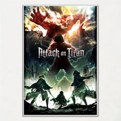 Póster Exclusivo de Attack On Titan para Decoración Moderna