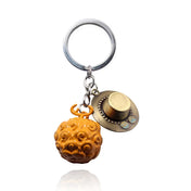 Llaveros Metálicos Exclusivos de One Piece - Luffy, Zoro, Trafalgar Law y Chopper