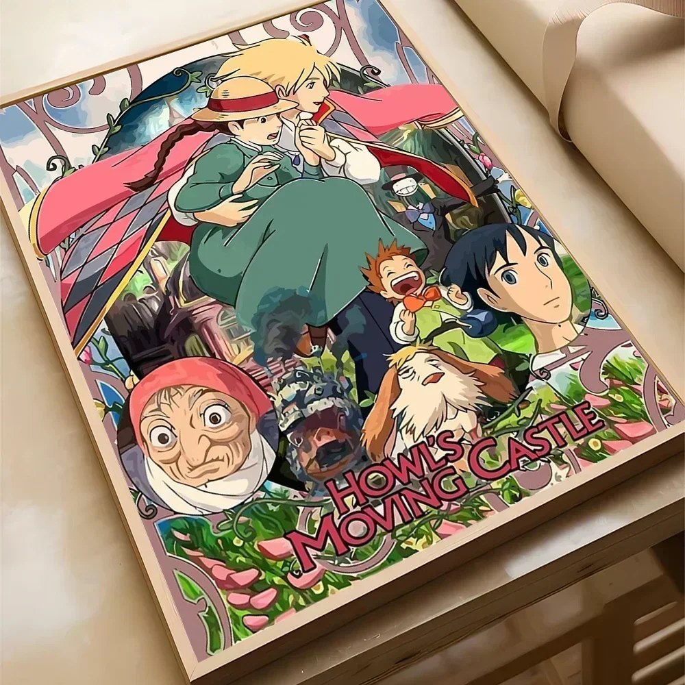 Póster Adhesivo HD de El Castillo Ambulante de Studio Ghibli