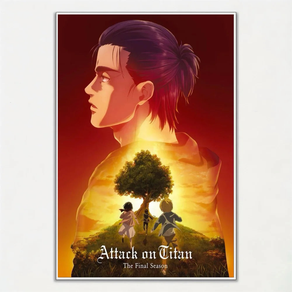 Póster Exclusivo de Attack On Titan para Decoración Moderna