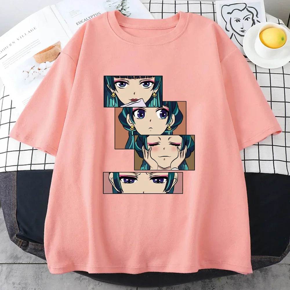 Camiseta Harajuku Anime The Apothecary Diaries para Mujer - GambareG