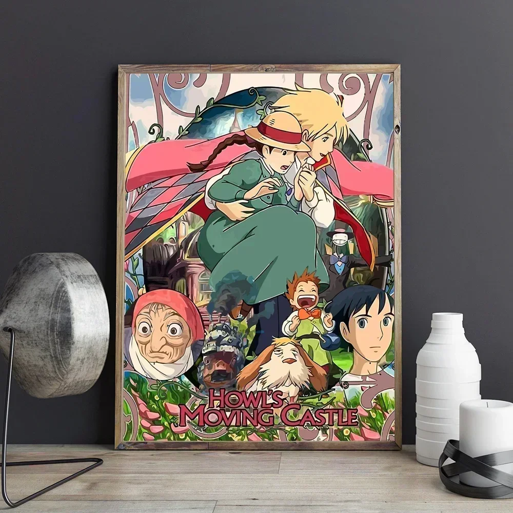 Póster Adhesivo HD de El Castillo Ambulante de Studio Ghibli