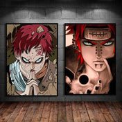 Póster y Pintura de Naruto y Gaara - Arte de Alta Calidad para Coleccionistas