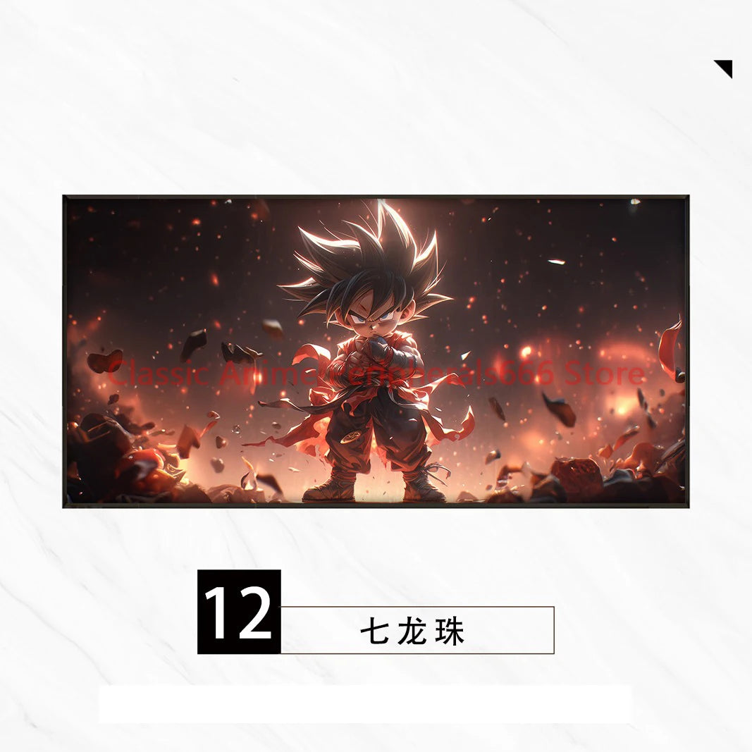 Pintura Colgante Dragon Ball Super Saiyan para Niños y Salones