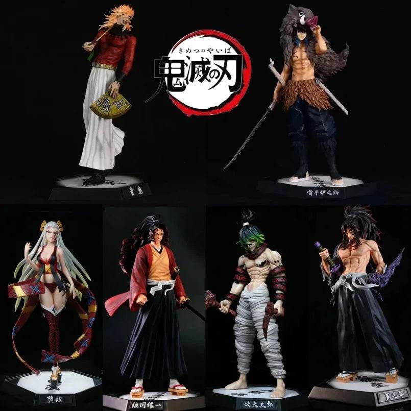 Figura de Acción Demon Slayer Daki, Kokushibo e Inosuke - Edición Exclusiva 30 cm - GambareG