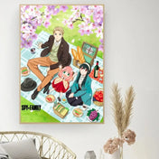 Póster Retro "Spy X Family" en Lienzo HD para Decoración Exclusiva