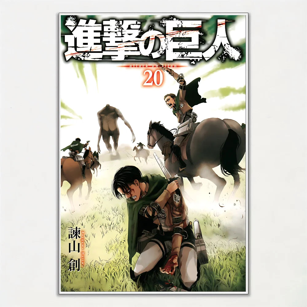 Póster Exclusivo de Attack On Titan para Decoración Moderna