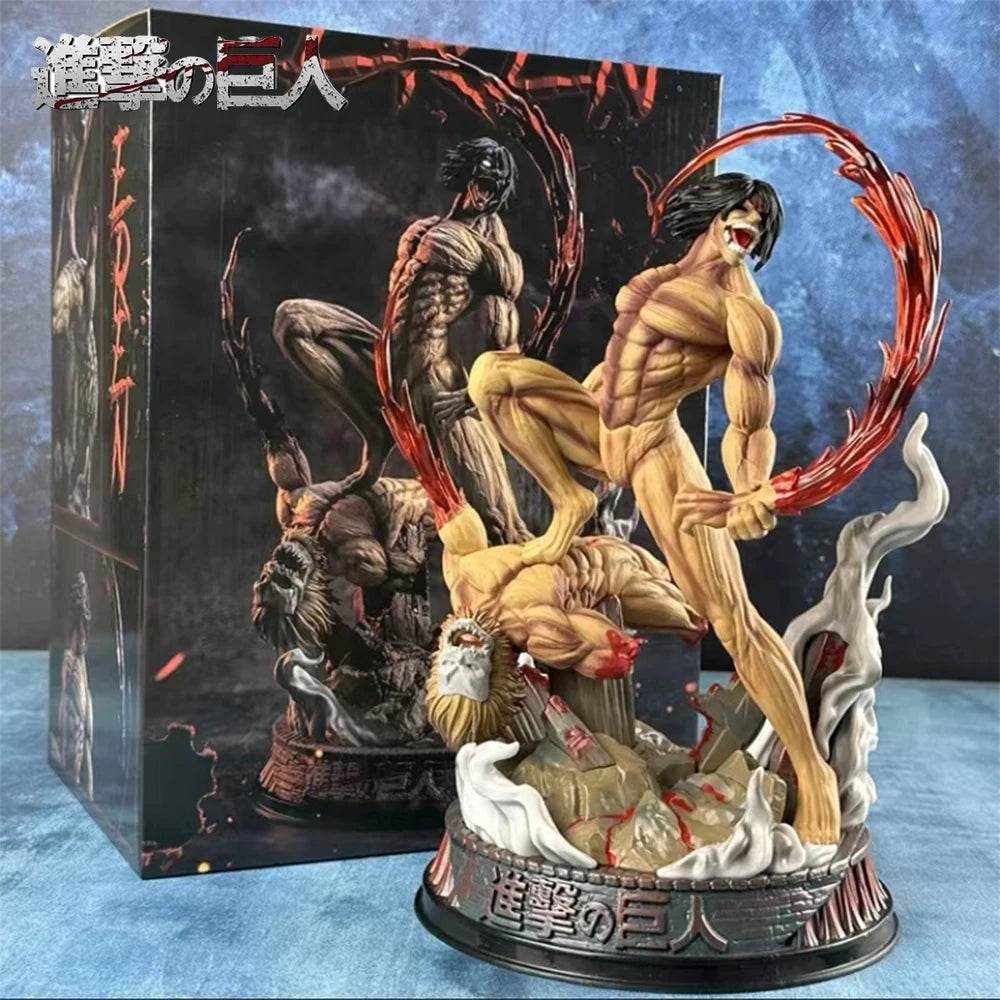 Figura de Acción Titan Eren Jager 29cm - Exclusiva Attack On Titan - GambareG