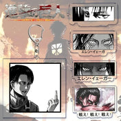 Llavero Doble Cara Levi Ackerman y Allen Yeager de Anime Attacking of The Giants