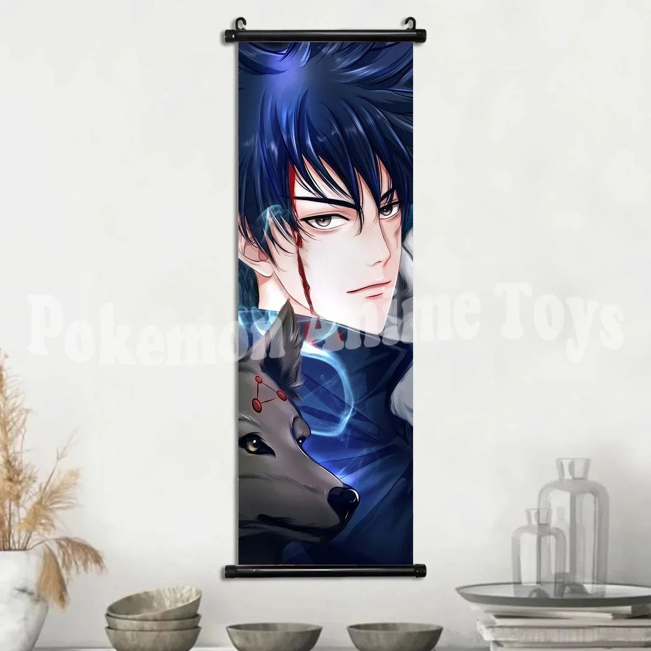 Mural Colgante Gojo Satoru de Jujutsu Kaisen para Decoración de Pared