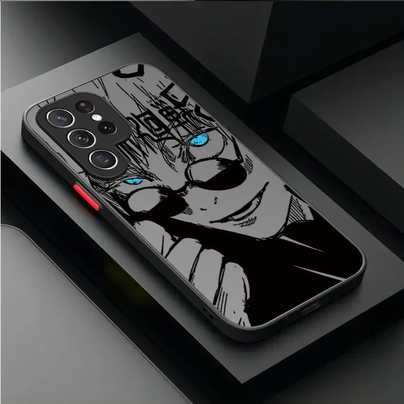 Funda rígida mate Jujutsu Kaisen para Samsung Galaxy
