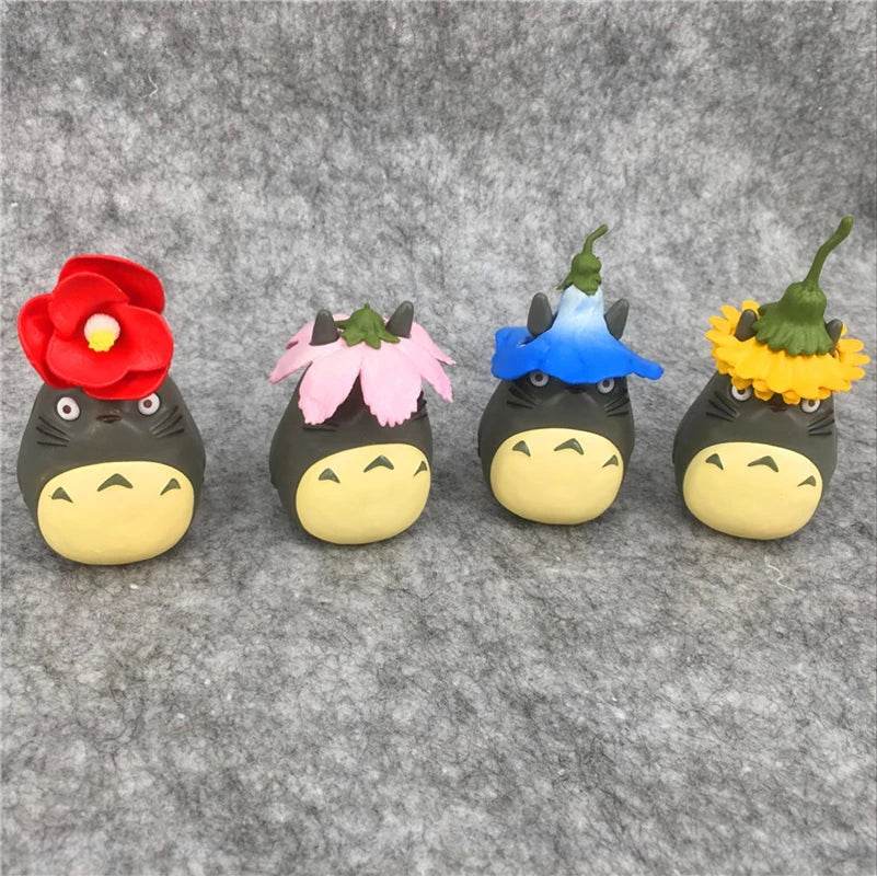 Figura de Acción Mini Totoro - Estatua Kawaii PVC Coleccionable - GambareG