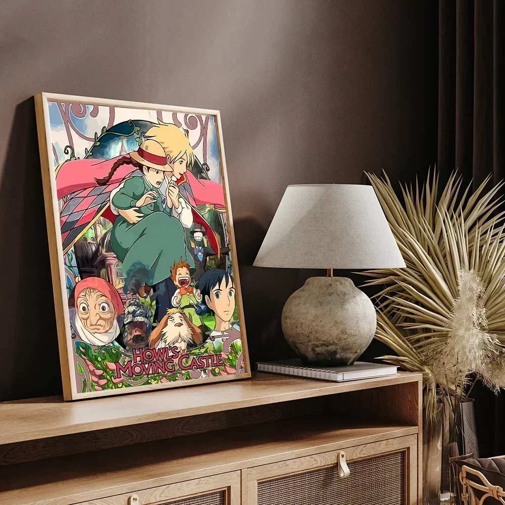 Póster Adhesivo HD de El Castillo Ambulante de Studio Ghibli