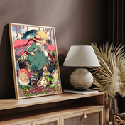 Póster Adhesivo HD de El Castillo Ambulante de Studio Ghibli