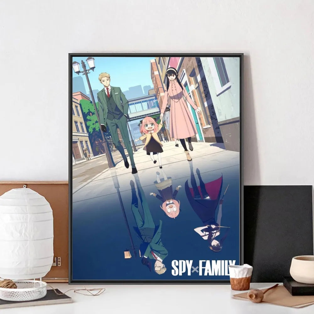 Póster Vintage Anime Spy x Family en Papel Premium - Decoración Elegante