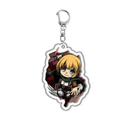 Llavero Doble Cara Levi Ackerman & Allen Yeager - Ataque de los Gigantes