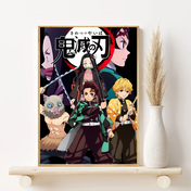 Póster HD Demon Slayer - Decoración Exclusiva y Aesthetic