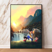 Arte de Pared Exclusivo Dragon Ball Goku para Decoración Moderna - GambareG