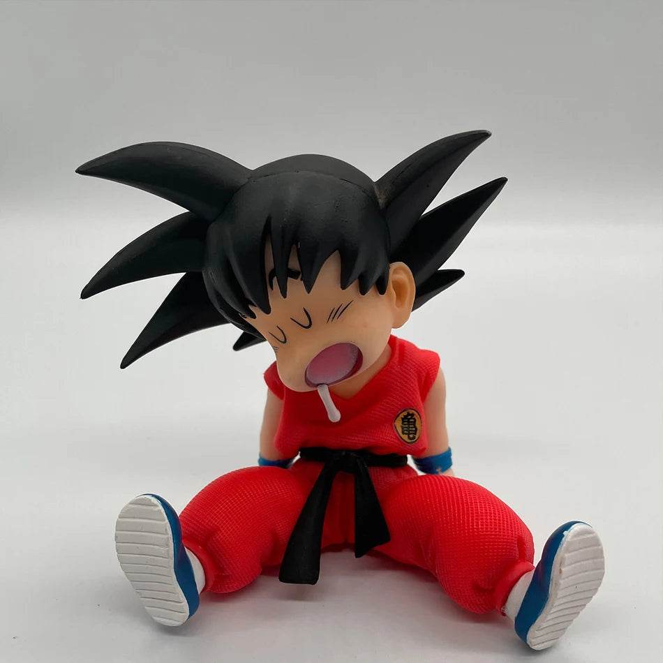 Figura Artesanal de Goku Durmiendo - Coleccionable de Dragon Ball 10cm - GambareG