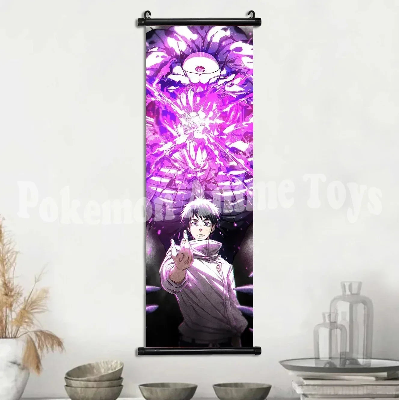 Mural Colgante Gojo Satoru de Jujutsu Kaisen para Decoración de Pared