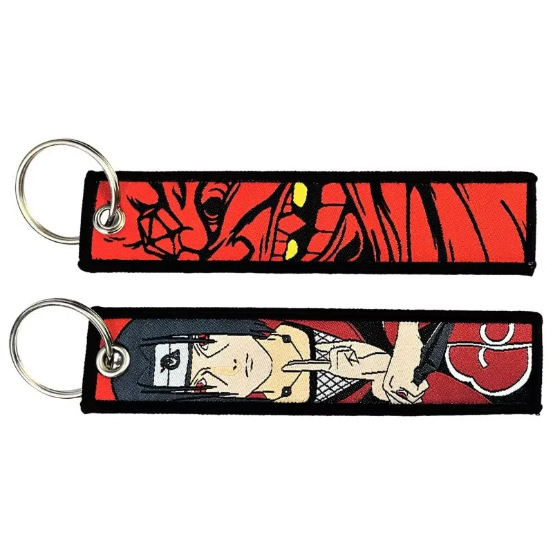Llavero Bordado Naruto Itachi - Accesorio Exclusivo para Fans del Anime