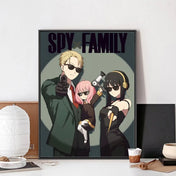 Póster Vintage Anime Spy x Family en Papel Premium - Decoración Elegante