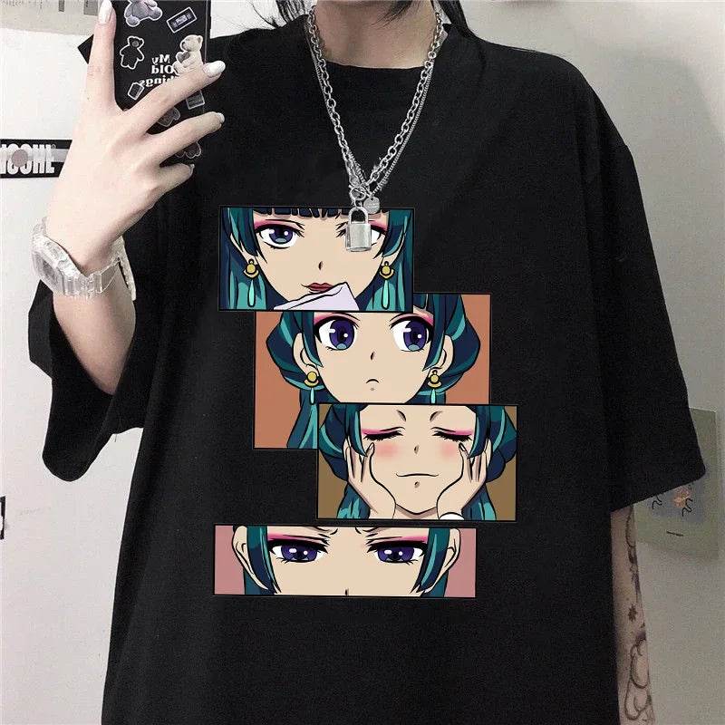 Camiseta Harajuku Anime The Apothecary Diaries para Mujer - GambareG