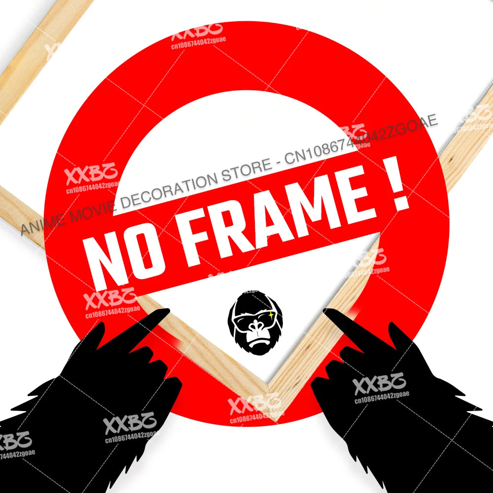 Lienzo Decorativo ONE PIECE - Arte de Monkey D. Luffy Sin Marco
