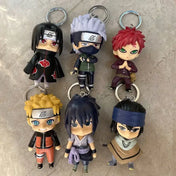 Llavero de Anime Naruto 10cm - Figuras de Naruto, Sasuke y Kakashi en Resina