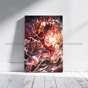 Lienzo Decorativo ONE PIECE - Arte de Monkey D. Luffy Sin Marco