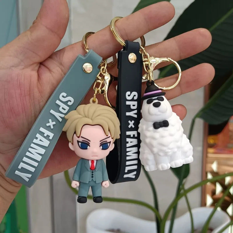 Llavero SPY×FAMILY Kawaii en Silicona PVC - Accesorio Exclusivo para Fans