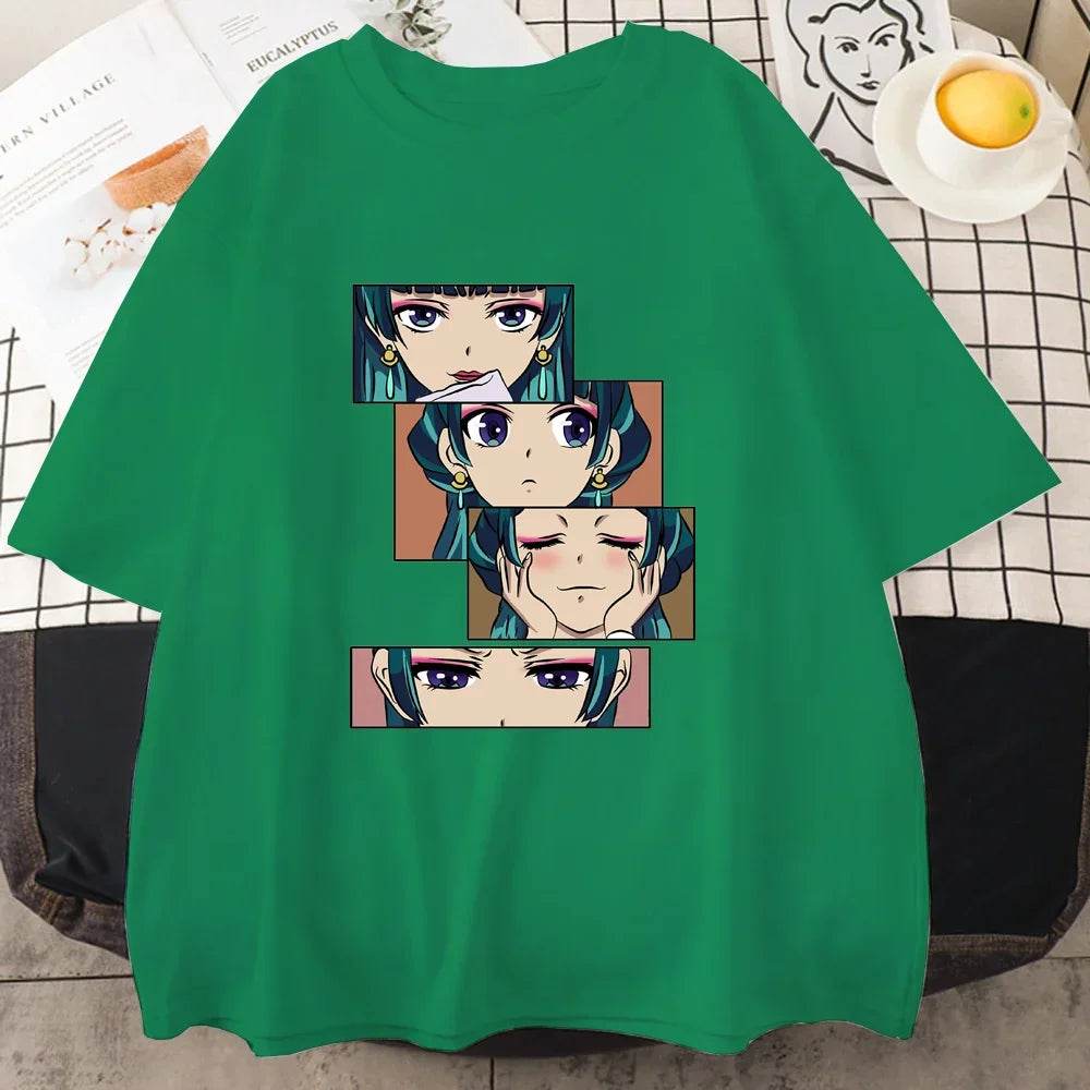 Camiseta Harajuku Anime The Apothecary Diaries para Mujer - GambareG