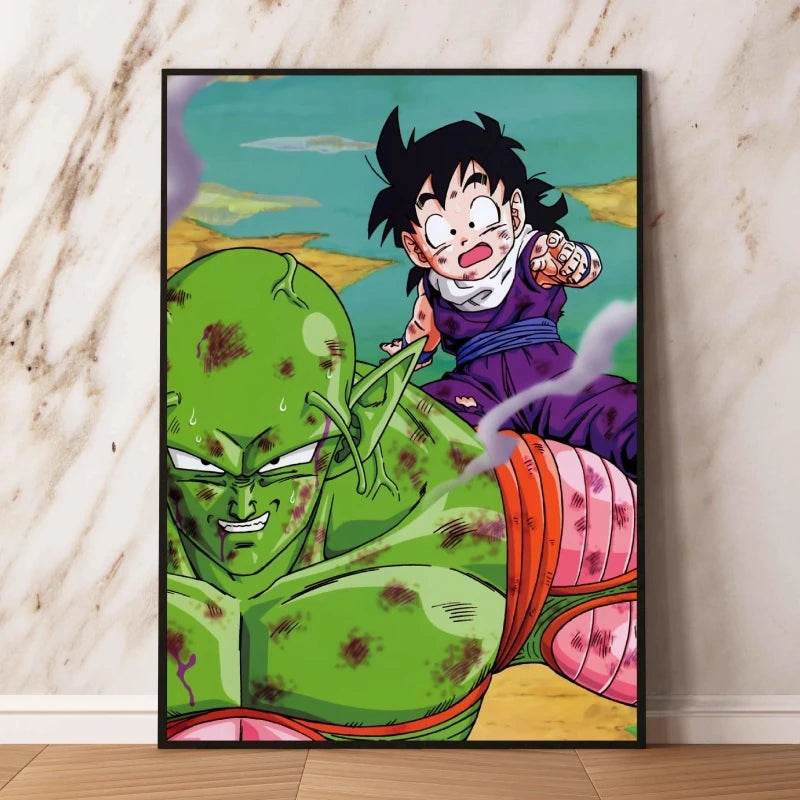 Arte de Pared Exclusivo Dragon Ball Goku para Decoración Moderna - GambareG