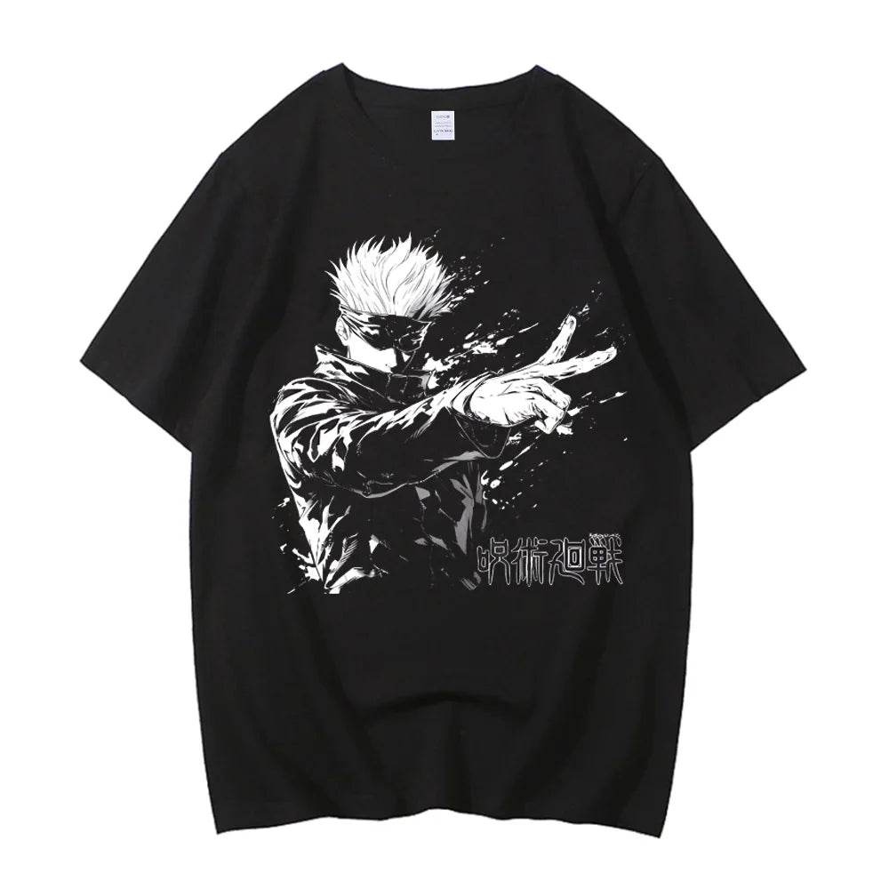 Camiseta de Algodón Alta Calidad Jujutsu Kaisen Satoru Gojo - GambareG