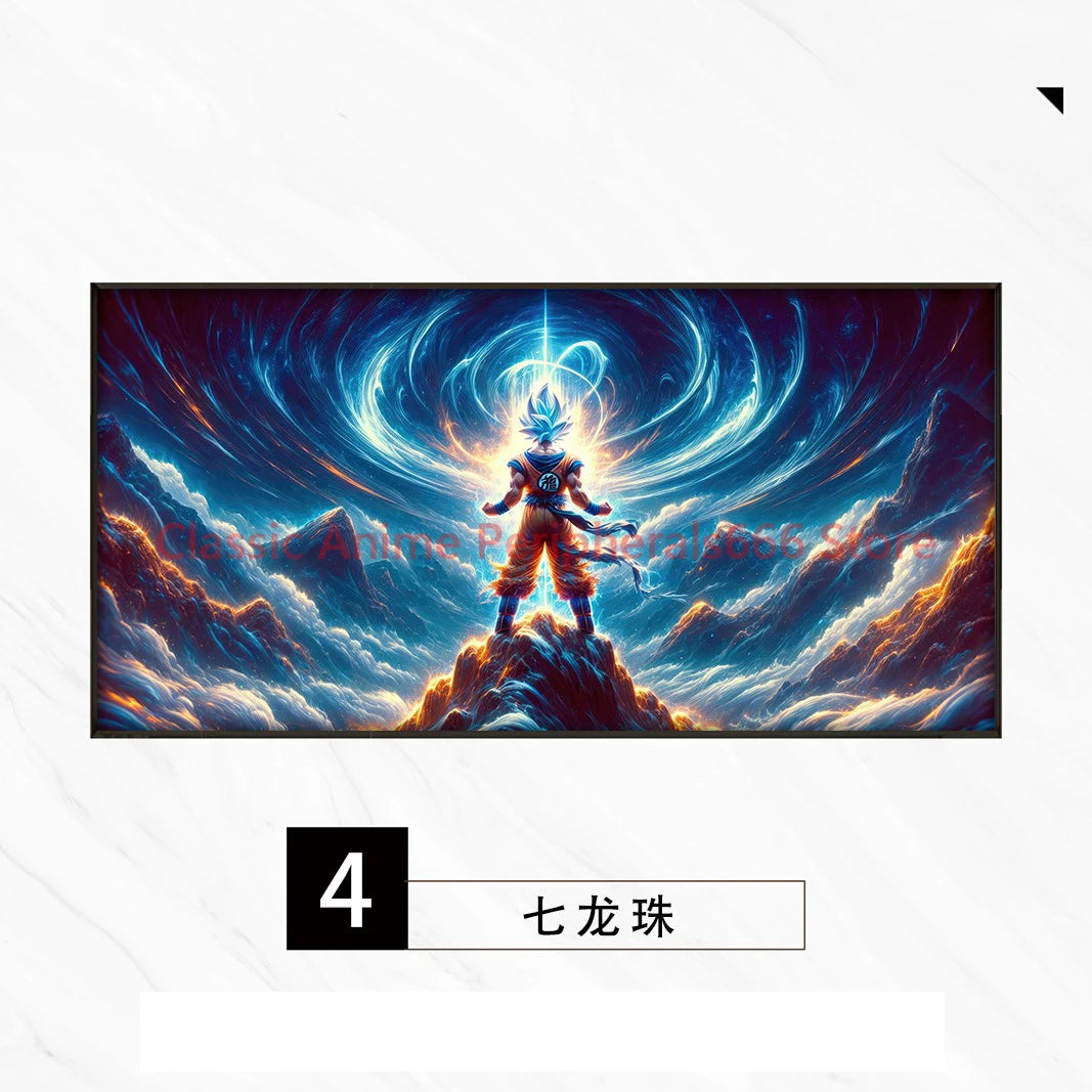 Pintura Colgante Dragon Ball Super Saiyan para Niños y Salones