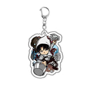 Llavero Doble Cara Levi Ackerman & Allen Yeager - Ataque de los Gigantes
