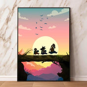 Arte de Pared Exclusivo Dragon Ball Goku para Decoración Moderna - GambareG