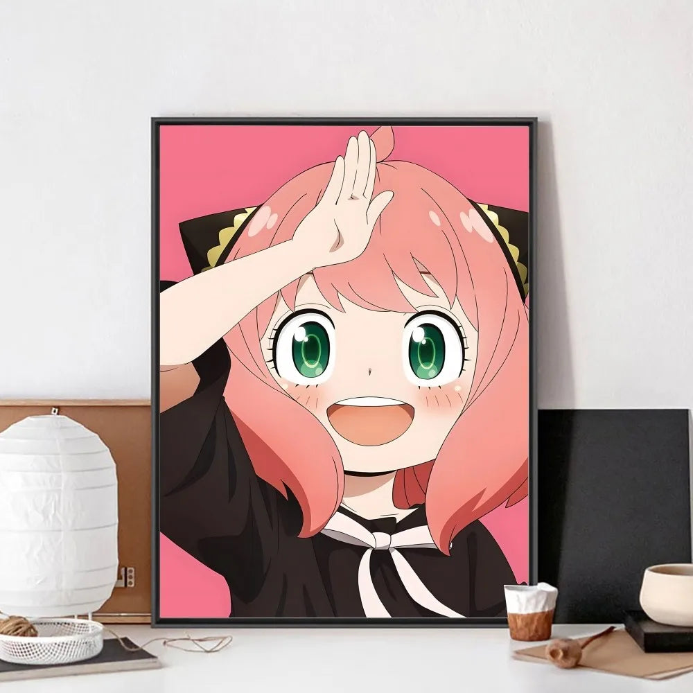 Póster Vintage Anime Spy x Family en Papel Premium - Decoración Elegante
