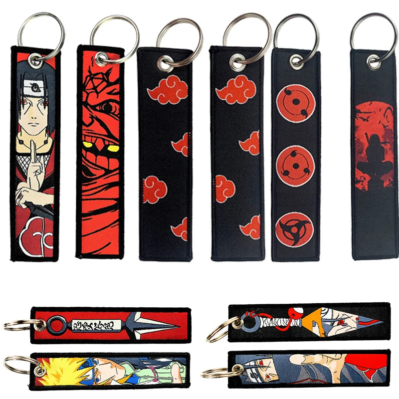 Llavero Bordado Naruto Itachi - Accesorio Exclusivo para Fans del Anime