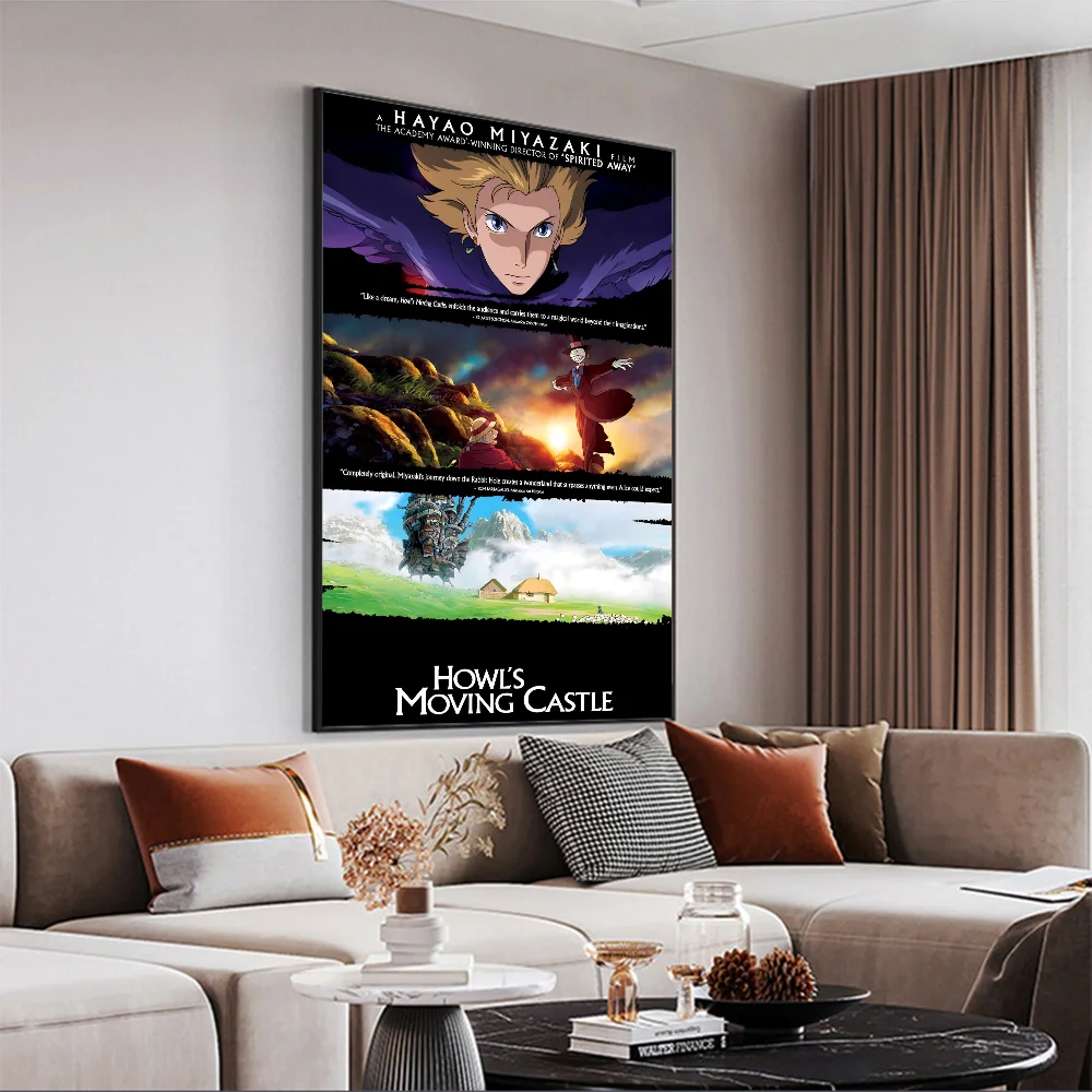 Póster Adhesivo HD de El Castillo Ambulante de Studio Ghibli