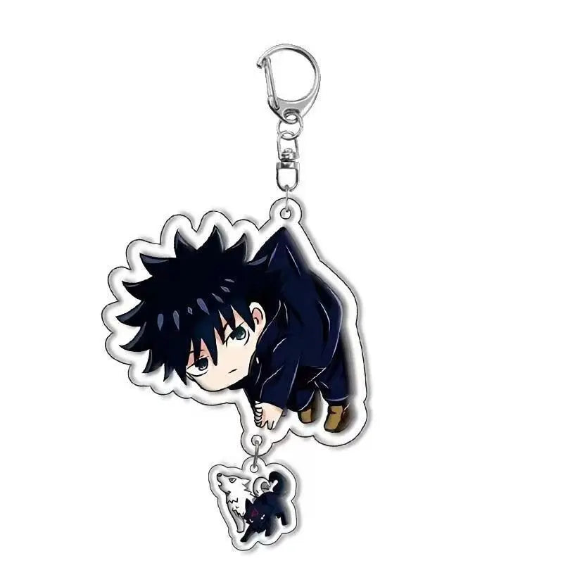 Llavero Acrílico Exclusivo de JUJUTSU KAISEN - Itadori, Megumi y Sukuna