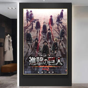 Póster Exclusivo de Attack On Titan para Decoración Moderna