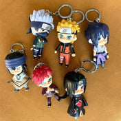 Llavero de Anime Naruto 10cm - Figuras de Naruto, Sasuke y Kakashi en Resina