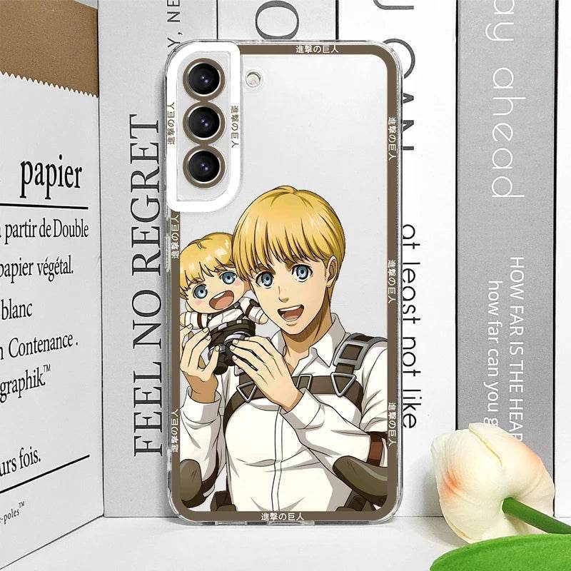 Funda de Teléfono Attack on Titan para Samsung Galaxy - Edición Limitada - GambareG
