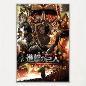 Póster Exclusivo de Attack On Titan para Decoración Moderna