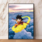 Arte de Pared Exclusivo Dragon Ball Goku para Decoración Moderna - GambareG